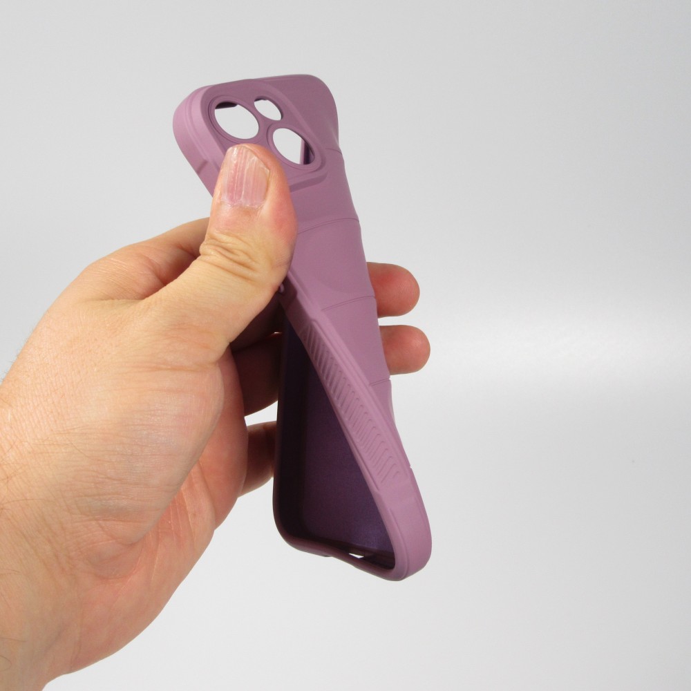 Coque iPhone 14 Pro Max - Silicone renforcé avec double couche de protection - Violet