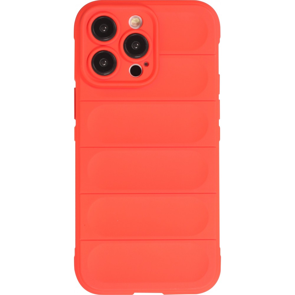 Coque iPhone 14 Pro Max - Silicone renforcé avec double couche de protection - Rouge