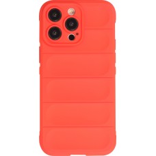 Coque iPhone 14 Pro Max - Silicone renforcé avec double couche de protection - Rouge