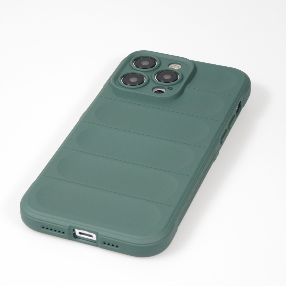 iPhone 14 Pro Case Hülle - Robustes Silikon mit Doppelter Schutzschicht - Grün