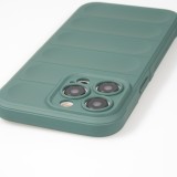 iPhone 14 Pro Case Hülle - Robustes Silikon mit Doppelter Schutzschicht - Grün