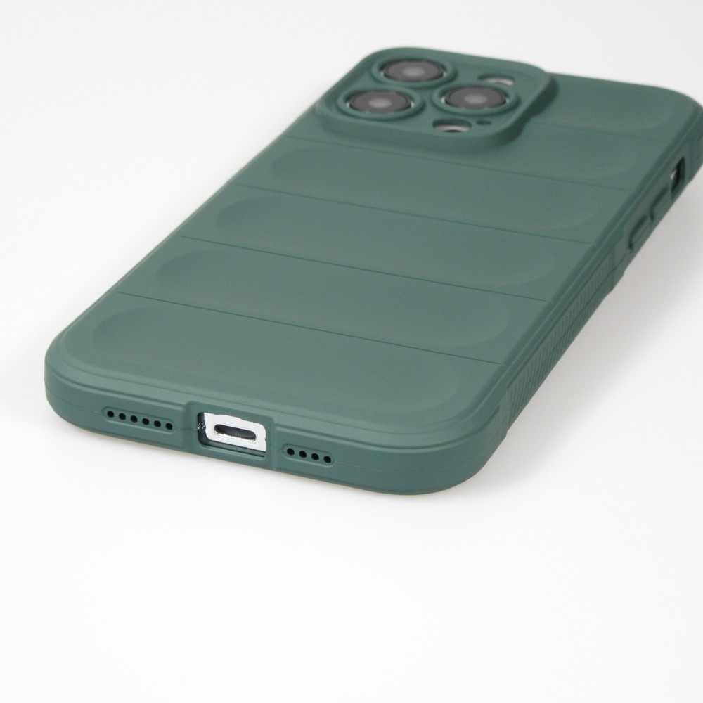 iPhone 14 Pro Case Hülle - Robustes Silikon mit Doppelter Schutzschicht - Grün