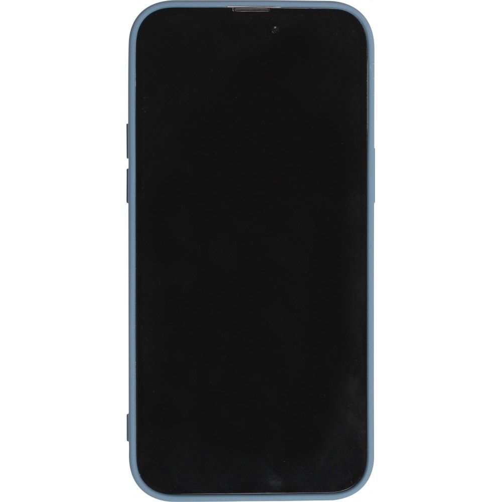 iPhone 14 Pro Max Case Hülle - Soft Touch mit Ring - Blau