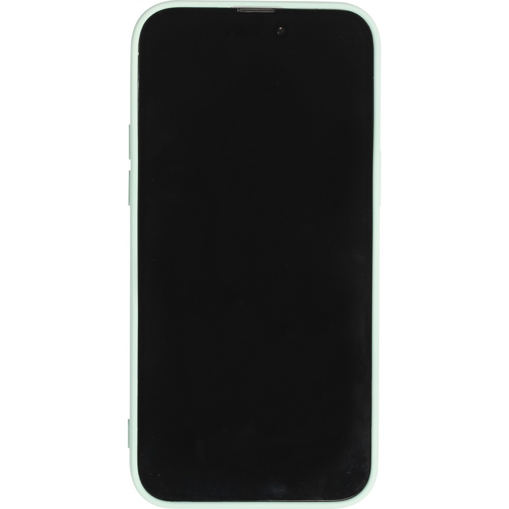 Coque iPhone 14 Pro Max - Soft Touch avec anneau - Turquoise