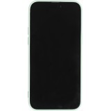 Coque iPhone 14 Pro Max - Soft Touch avec anneau - Turquoise