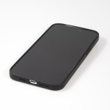 Coque iPhone 14 - Soft Touch avec anneau - Noir