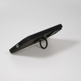 Coque iPhone 14 - Soft Touch avec anneau - Noir