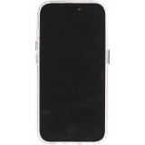 Coque iPhone 14 - Silicone transparent Many Hearts avec effet miroir