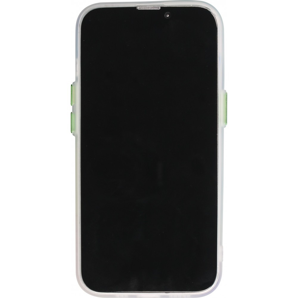 Coque iPhone 14 - Watercolor MagSafe semi-transparent - Multicolor