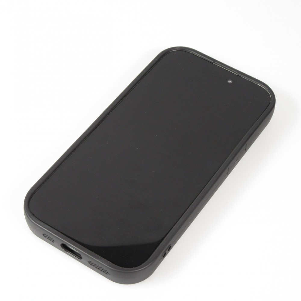 Coque iPhone 15 - gel silicone super flexible avec absorbeur de 360 degrés - Noir
