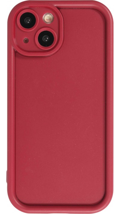 Coque iPhone 14 - gel silicone super flexible avec absorbeur de 360 degrés - Rouge