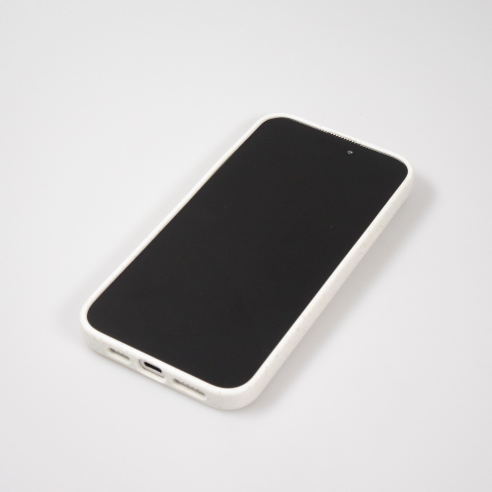Coque iPhone 16e - Bio Eco-Friendly biodégradable écologique nature - Blanc