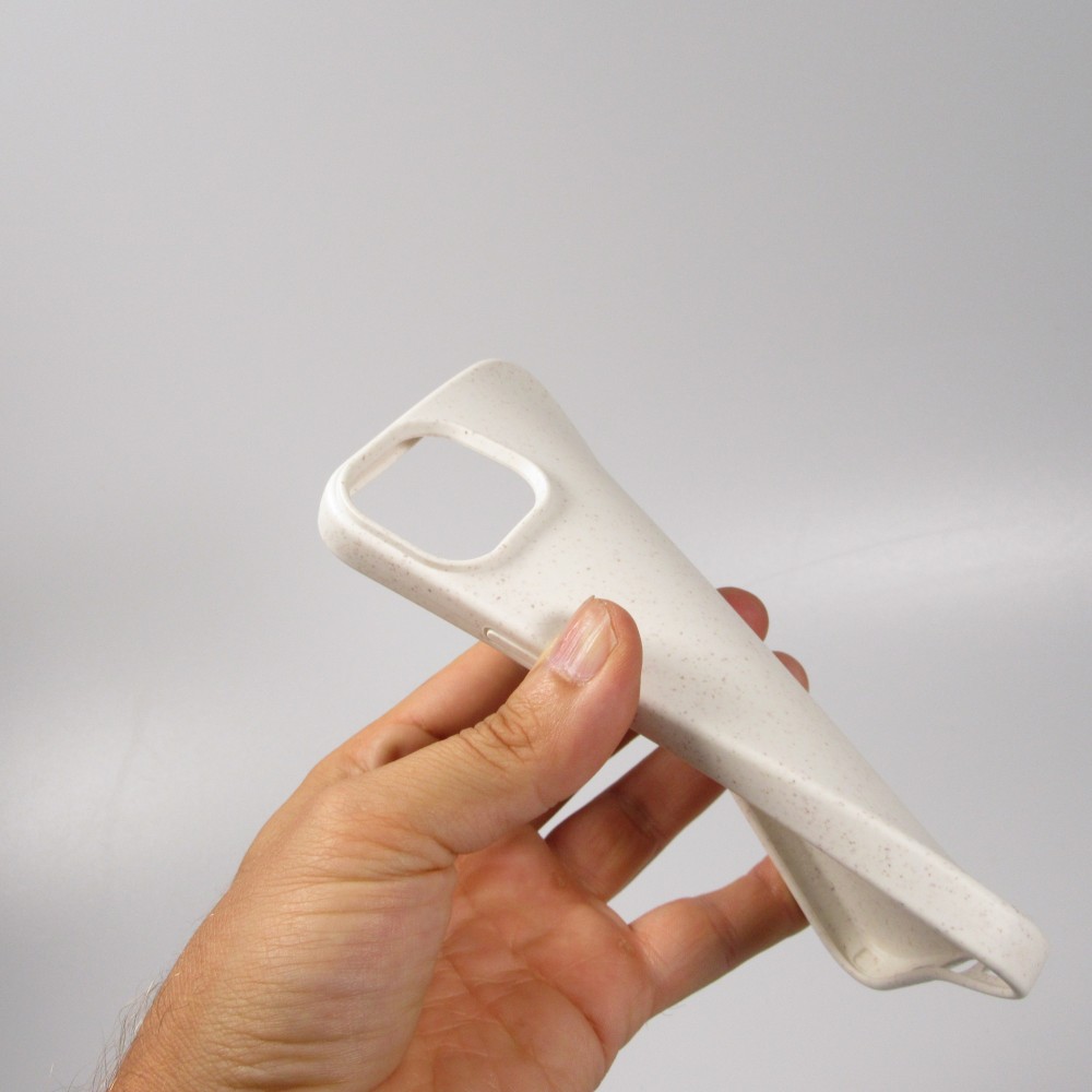 Coque iPhone 16e - Bio Eco-Friendly biodégradable écologique nature - Blanc