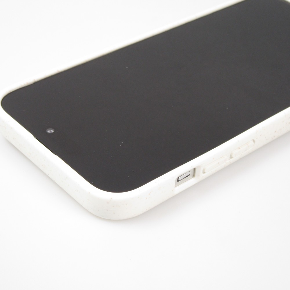 Coque iPhone 16e - Bio Eco-Friendly biodégradable écologique nature - Blanc