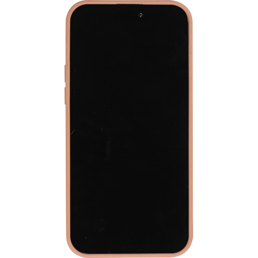 Coque iPhone 15 Plus - Diamant strass The Bling World - Or rose