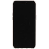 Coque iPhone 15 - Gel Glossy Marbre - Rose/bleu