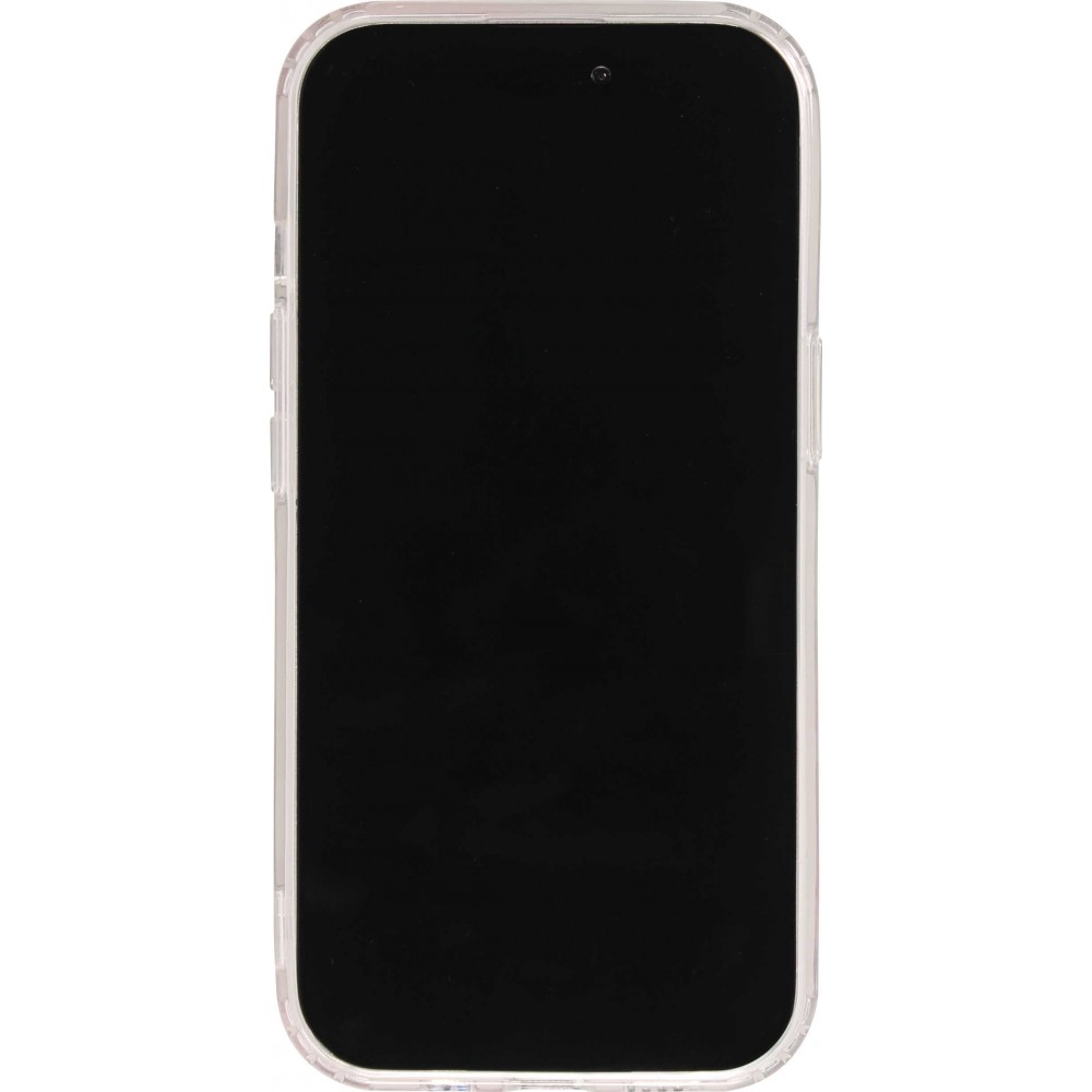 Coque iPhone 15 - Gel silicone MagSafe - Spring Vibes Flowers Nr. - 4