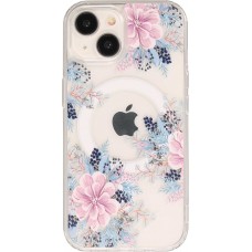 Coque iPhone 15 - Gel silicone MagSafe - Spring Vibes Flowers Nr. - 6