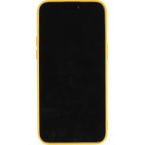 Coque iPhone 15 Plus - Silicone Mat jaune