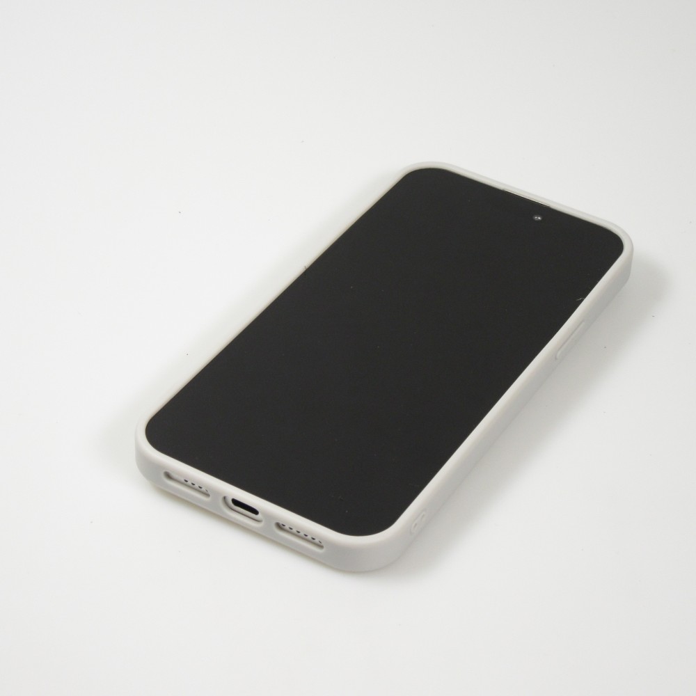 Coque iPhone 15 Pro Max - Diamant strass The Bling World - Argent
