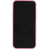 Coque iPhone 15 Pro - Diamant strass The Bling World - Rose foncé