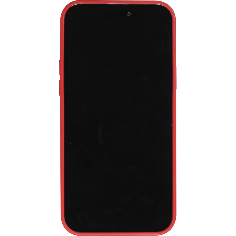 Coque iPhone 15 Pro - Diamant strass The Bling World - Rouge