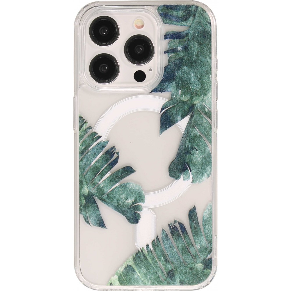 Coque iPhone 15 Pro Max - Gel silicone MagSafe - Spring Vibes Flowers Nr. - 3