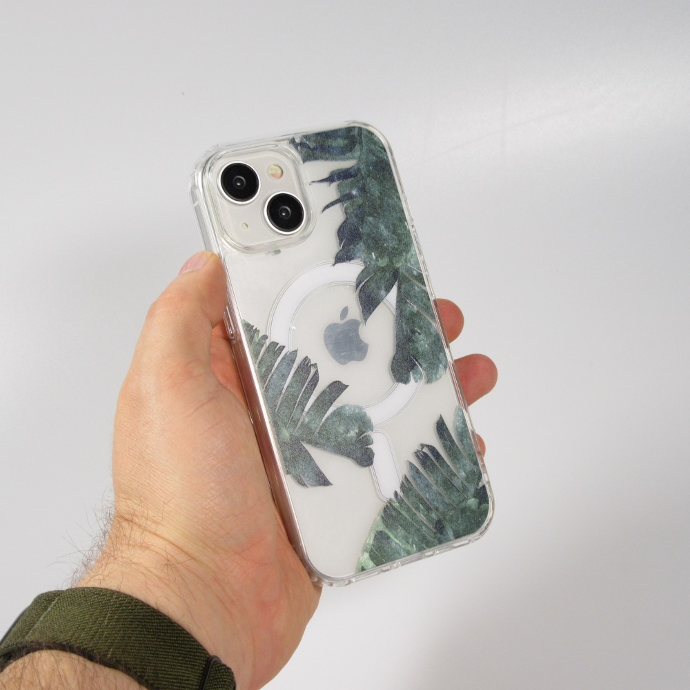 Coque iPhone 15 Pro Max - Gel silicone MagSafe - Spring Vibes Flowers Nr. - 3