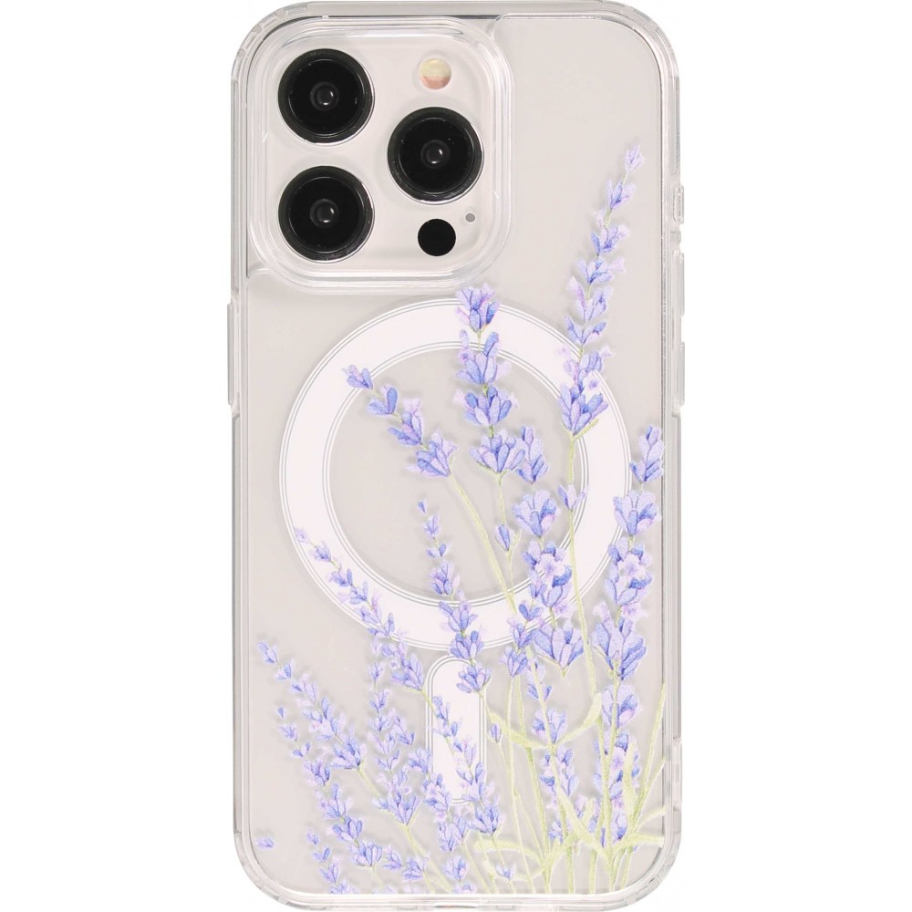 Coque iPhone 15 Pro Max - Gel silicone MagSafe - Spring Vibes Flowers Nr. - 5