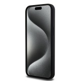 Coque iPhone 15 Pro - Liquid Silicone DKNY New York compatible MagSafe - Noir