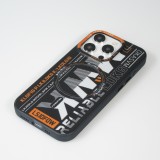 Coque iPhone 15 Pro Max - MWK Cyber Grid silicone avec MagSafe - Noir