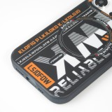 Coque iPhone 15 Pro Max - MWK Cyber Grid silicone avec MagSafe - Noir