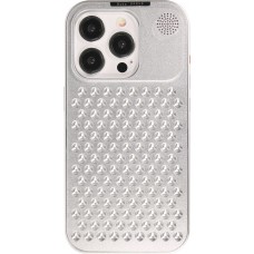 Coque iPhone 15 Pro Max - Aluminium Look Mac Pro avec aromathérapie et dissipation thermique - Space Grey
