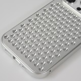 Coque iPhone 15 Pro Max - Aluminium Look Mac Pro avec aromathérapie et dissipation thermique - Space Grey