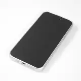 iPhone 16 Pro Case Hülle - Gummi weich mit Kameraschutzglas MagSafe - Silber