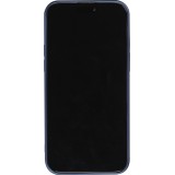 Coque iPhone 16 Pro - Gel souple avec vitre de protection caméra MagSafe - Bleu foncé