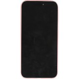 Coque iPhone 15 Plus - Plastique ultra fin semi-transparent mat - Rose