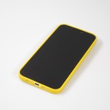 Coque iPhone 15 Pro - Silicone Mat jaune