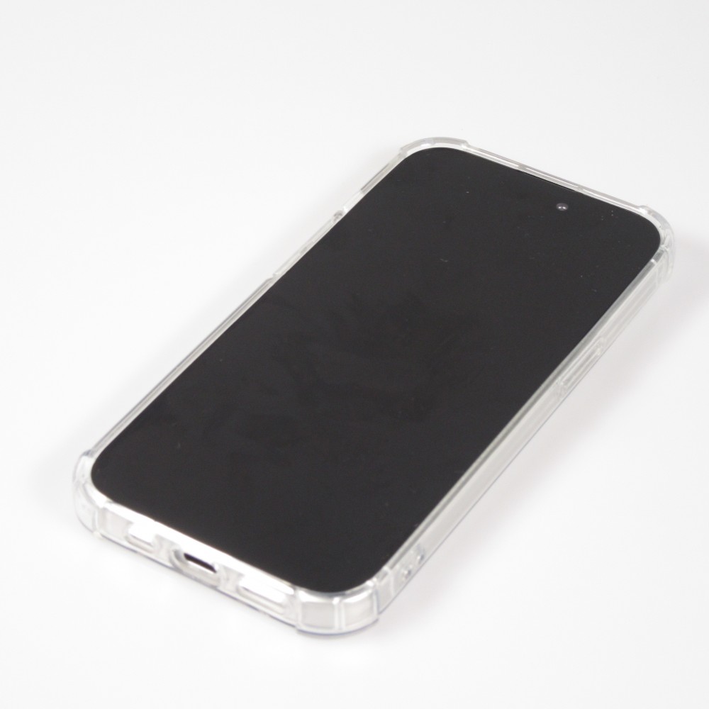 Coque iPhone 15 Pro - Silicone Miroir Romantic - Argent