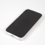 Coque iPhone 15 Pro - Silicone Miroir Romantic - Argent