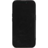 Coque iPhone 15 Pro Max - Silicone avec forme de vague 3D mat - Noir