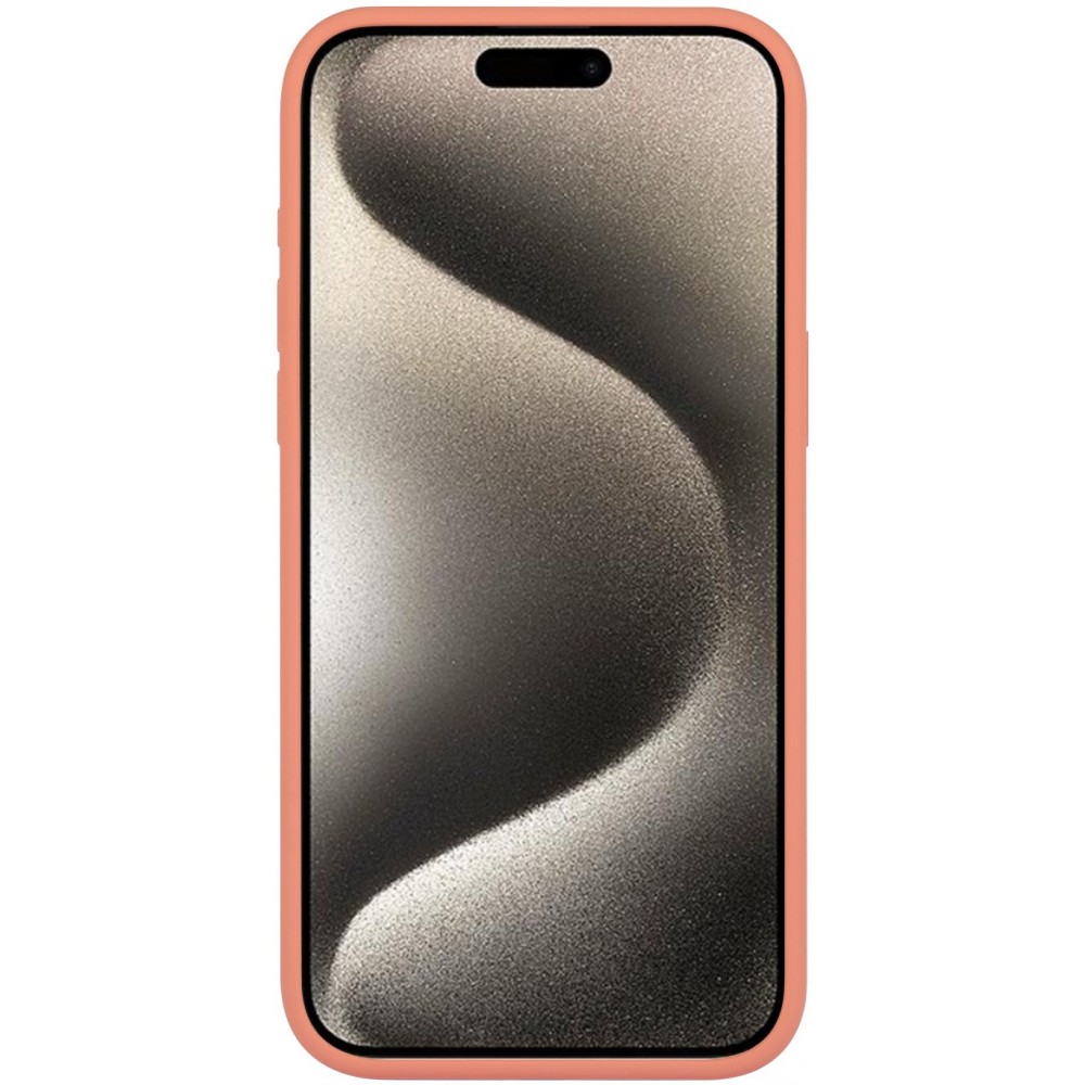 Coque iPhone 15 Pro Max - Soft Touch - Saumon