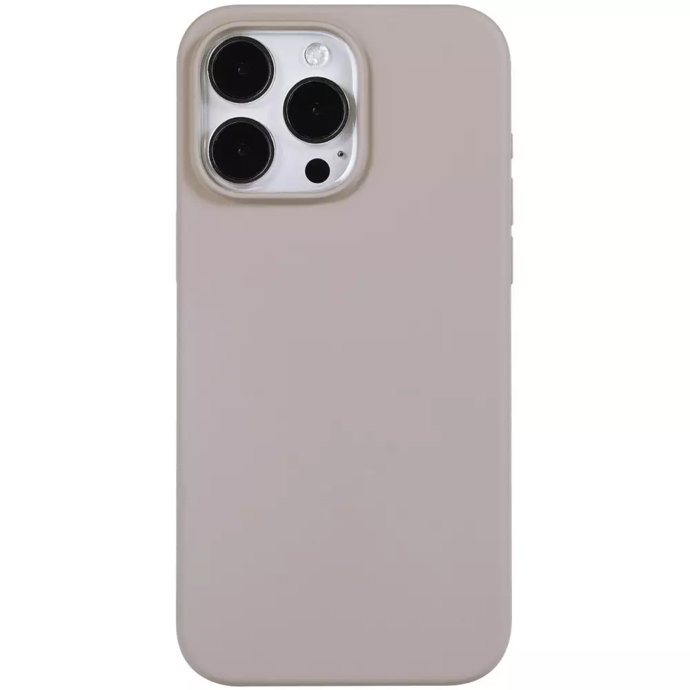 iPhone 15 Pro Case Hülle - Soft Touch - Taupe