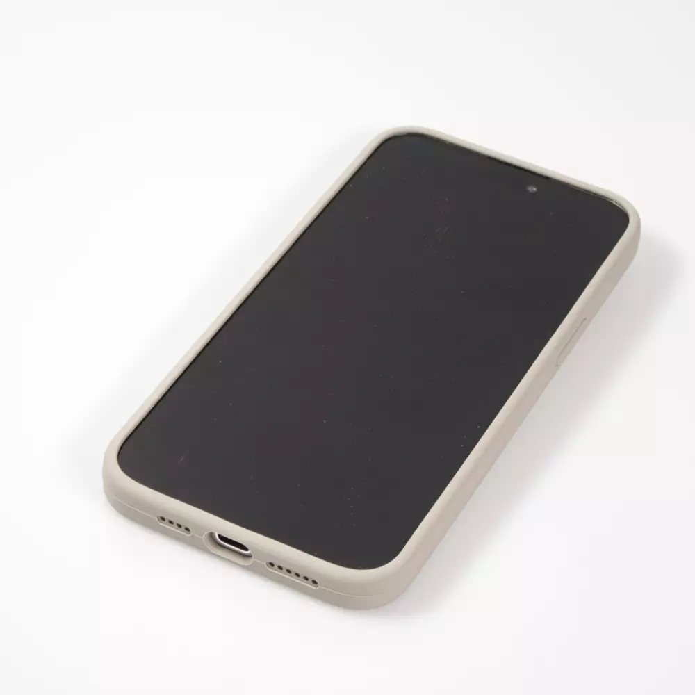 iPhone 15 Pro Case Hülle - Soft Touch - Taupe