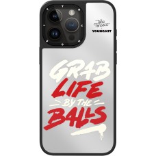 iPhone 15 Pro Case Hülle - YOUNGKIT x Tobe Fonseca - Mirror Grab Life by the Balls