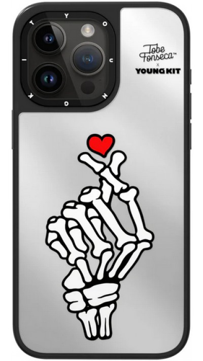 Coque iPhone 15 Pro Max - Youngkit @Tobe Fonseca Mirror Case avec MagSafe - Skeleton