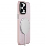 Coque iPhone 15 Pro - Youngkit Passionate Backboard Leather Case avec Magsafe - Noir