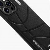 Coque iPhone 15 Pro - Youngkit Passionate Backboard Leather Case avec Magsafe - Noir