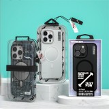 Coque iPhone 15 Pro - Youngkit Passionate Backboard Leather Case avec Magsafe - Noir