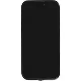 iPhone 15 Case Hülle - Silikon Glossy integriertes LED Licht mit USB-C Anschluss - Crazy Smile - Schwarz